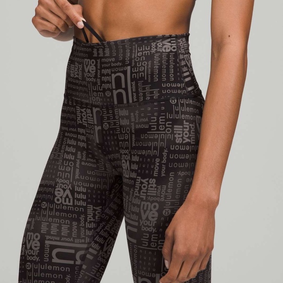 Lululemon Wunder Train High-Rise Tight 28" Ombre Black Multi MSRP $98 - Picture 2 of 7